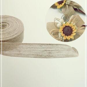 [2개구성] 선물 꽃 황 포장 수공예 30mm 리본 부자재 FLWC3FC8A