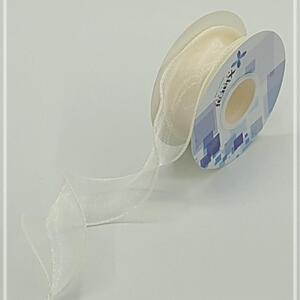 [2개구성] 공예 꽃다발 포장 오간디 띠지 끈 펄 리본 FLWCFD3C5