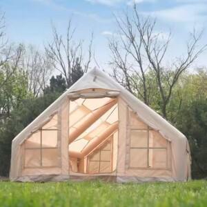 럭셔리 레저 캐노피 안뜰 햇빛 차단 디자인 캠핑 장비 풍선 텐트 빌라 가구 Tenda Lszp