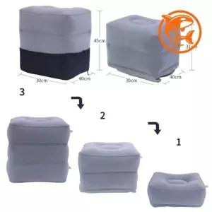 ( )다용도 캠핑 발받침대 에어 쿠션 여행용 간편한 다단계 발받침대