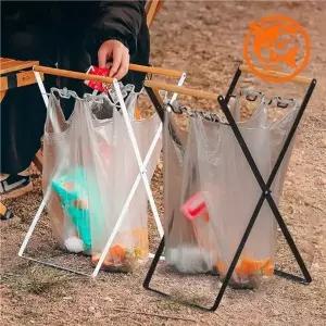 ( )캠핑 다용도 쓰레기봉투 걸이형 20L 접이식 청소 정리 정돈용품