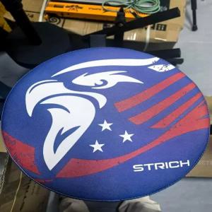 스트릭 드럼 왕좌 높이 조절 가능한 패딩 시트 스툴 헤비 듀티 회전 의자 모던한 우아한 엣지 그래픽 5A