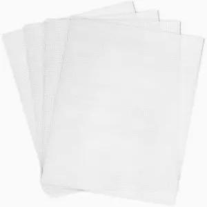 케이도 4피스 14 카운트 플라스틱 메시 캔버스 CT 다 크로스 스티치 보석 정리함 및 3D 모델 제작(8 x 11