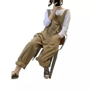 점프수트 옷 멜빵바지 와이드 점프 반바지 진청 연청 오버롤팬츠 뒷패치