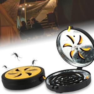 [2개구성] 캠핑 야외 휴대용 허리 케이스 거치대 통 트레이 플레이트 모기향 연소기 꽂이 EWAA78EA