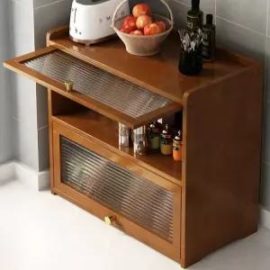 원목 카페장 엔틱 찬장 그릇 찻장 수납장 다용도 선반장