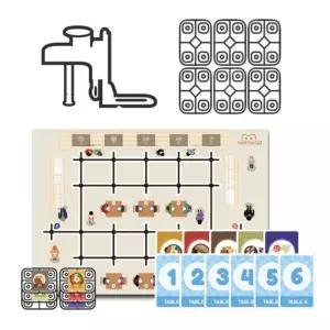 카미봇 파이 AI 코딩 게임 놀이 서빙로봇 맵보드 SET 초등과학 돌봄교실 학교