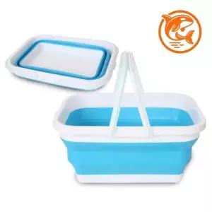 ( )다용도 캠핑 접이식 물통 세척 버킷 12L 실용형 바스켓