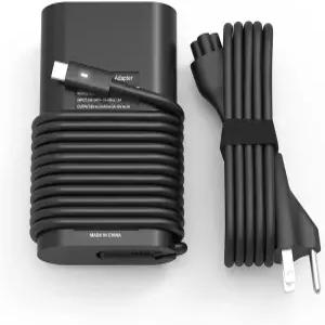 YBRUZRUB 65w 45w USB-C 타입 C 노트북 충전기 Dell Latitude 7275 7370 5420 5285 5290 5520 XPS 13 9250