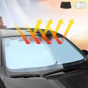 앞유리 차량 자외선차단 커튼 접이식 햇빛가리개 용품 접이식 휴대용 캠핑용