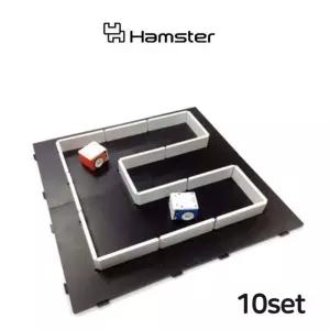 쉽고 간편 연결판 햄스터 로봇 미로판 경기장 10개 세트 AI교실 수업교구 학교