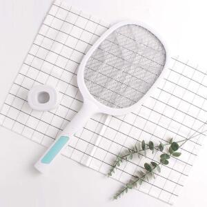 [2개구성] 캠핑모기채 벌레전기채 USB 3전기파 E 파리채 모기채 중안전 전기모기채 충전식 AWC0262E