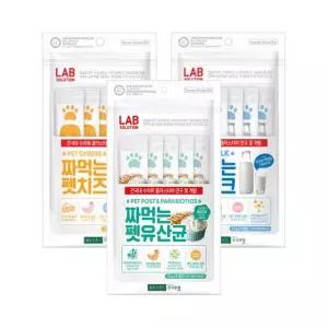 건국유업 건국대학교 랩솔루션 짜먹는 펫유산균/펫밀크/펫치즈 3종 15입 (5입 3봉지)