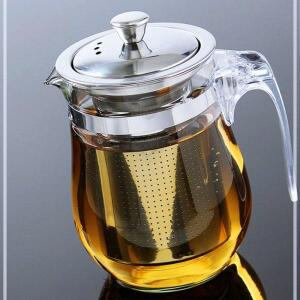 [2개구성] 투명 내열유리 차포트 2p세트 티포트 티팟 유리주전자 티메이커 IPWDC7EFE