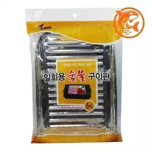 ( )은박 일회용 바베큐판 캠핑용 그릴 고기구이용 일회용판