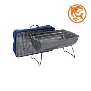 ( )대형 캠핑 바베큐 화로대 이동용 파라솔 포켓 나무 그릴 가방 포함