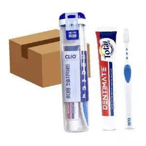 위생포장 칫솔용품세트 개별케이스형 출장용 외출용 구강관리 양치도구 휴대간편