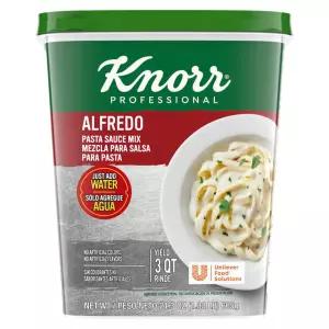 Knorr 프로페셔널 알프레도 소스 그냥 물 편의성 믹스 추가 1.33파운드(4팩) 진짜 파마산 치즈와 크랙 블랙