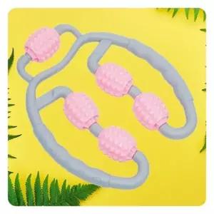 ( )셀프안마 지압봉 팔뚝살 승모근 5구지압롤링 마사지기