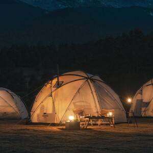 네이처하이크 ARIES 반 측지 돔 텐트 4 시즌 여행 야외 캠핑 5-8 명 방수 셰퍼드 스노우 스커트 굴뚝 포함