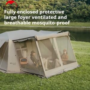 네이처하이크 빌리지 13 자동텐트 캠핑 피크닉 자외선차단제 27 ㎡ 2블랙 코팅 방수 대형 하우스