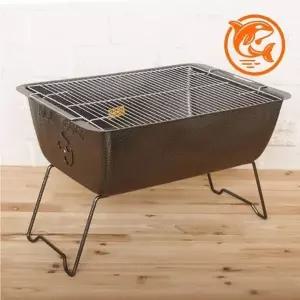 ( )소형 실외 바베큐 그릴 캠핑용 철제 휴대용 바비큐 요리 그릴