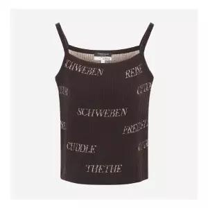 백화점정품 써스데이 아일랜드 조끼 베스트 [써스데이아일랜드]타이포 전판 자카드 골지나시 탑 T256MVT902