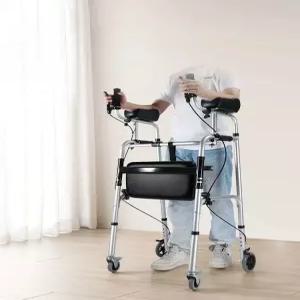 핸드브레이크 보행보조기 어르신 실버카 노인 보행기 워커