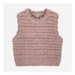 백화점정품 써스데이 아일랜드 조끼 베스트 [써스데이아일랜드]멀티 컬러 트위드 니트 T258MVT254W 써스데