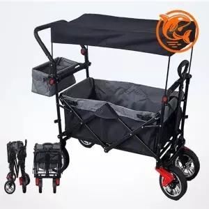 ( )다용도 캠핑 카트 야외 수납 정리 차량형 접이식 웨건