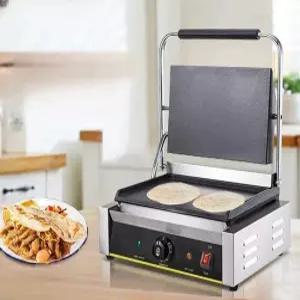 파니니 그릴 와플 겸용 논스틱 코팅 전기식 듀얼 상업용