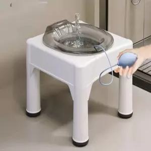 휴대용 좌욕대야 받침대 조리 좌욕판 펌프 질환