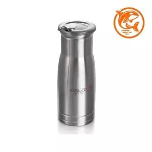 ( )휴대용 스테인리스 보온 물병 캠핑 여행용 보온병 일체형