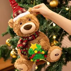 산타 인형 크리스마스 곰돌이 춤추는 음성