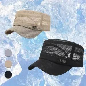 고드름 군모 여름 메쉬 캠핑 통풍 모자 망사 등산 캡 남자 골프 캡모자 낚시 숏챙