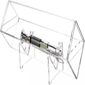 스 라이트세이버 스탠드 크톱 투명 릴 힐트 케이스 고정 방진 쇼케이스 홀더 박스 힐트용 럼 패드 단검