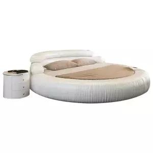 수입침대 대형 둥근 매트리스 받침 침대 프레임