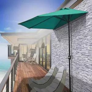 반우산 어닝 차양막 비고란에 그늘막 파라솔 와인레드 대형