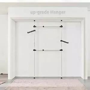 ( )고정식 행거 38mm 2단 수납행거 옷걸이행거