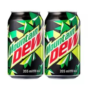 롯데칠성음료 마운틴듀 탄산음료 355ml x 24캔/아이들 음료수 맛있는 유치원 음료 단체 소다 소풍 유아