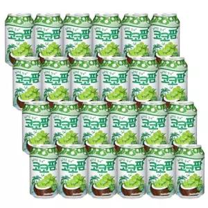 해태 코코팜 포도 340ml 24입/음료 음료수 운동회 아이들 단체 소풍 소다 유치원 유아 단맛 맛있는