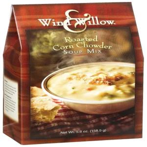 윈드 앤 윌로우 구운 콘 차우더 수프 믹스 5.6온스 박스(4팩)