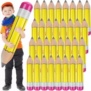 사야야 32피스 거대한 풍선 28.7인치 점보로 신학기 졸업 사진 소품 생일 파티 장식 옐로우를 위한