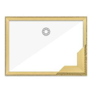 [2개구성] 25x30 고급형 슬림 앤틱 퓨어골드 보석십자수 페인팅 큐빅십자수 비즈십자수 액자 KWB60A21