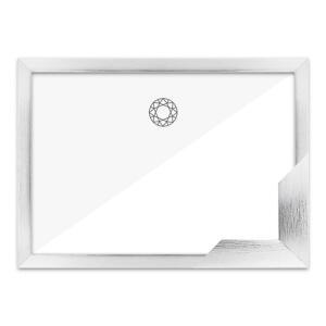 [2개구성] 20x30 고급형 슬림 우드 실버 보석십자수 페인팅 큐빅십자수 비즈십자수 액자 KWB60A7E