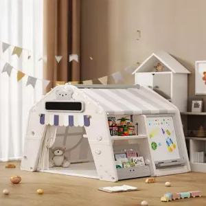 정글짐 침대텐트 고급버전실내 텐트 놀이 소형 인디언텐트