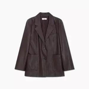 [백화점 정품] 25FW 리스트 페이크 레더 포켓 싱글 자켓 TWWJKQ52090