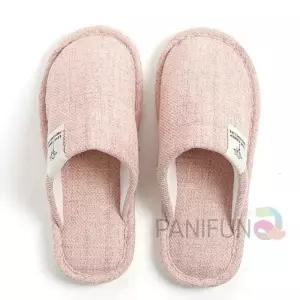 [라일리] Rly 린넨슬리퍼 240-245 핑크 학교슬리퍼 홈슬리