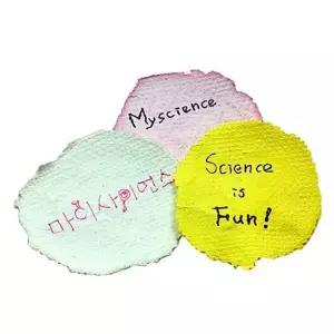 종이죽으로 재생종이 만들기 5명 [ABH4995]