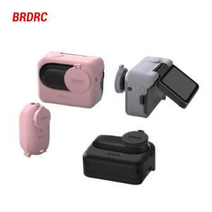 BRDRC 실리콘 케이스, 엄지 카메라 바디 보호 커버, 스크래치 방지 고무 소프트 하우징, 렌즈 캡 포함, Ins